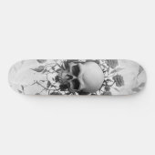 Donkere Gothic Floral Roos Skateboard (Horizontaal)