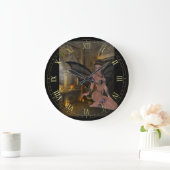 Donkere Gothic Nymph Wall Clock Grote Klok (Huis)