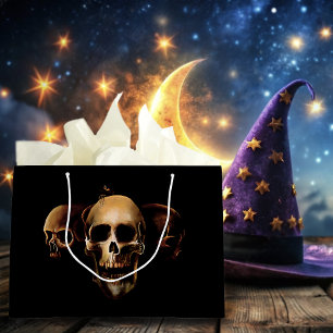 Donkere Gothische Schedels Menselijk Zwart Trio We Groot Cadeauzakje