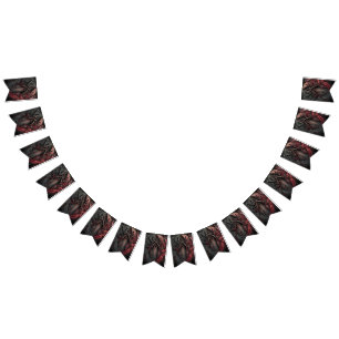 Donkere Gotische Boog Bunting Banner