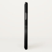 Donkere Grijze iPhone Case Swimming Turtle, stilte (Achterkant / rechts)