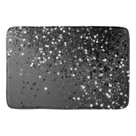 Donkere grijze zwarte dame Glitter #1 #sjiny #deco Badmat