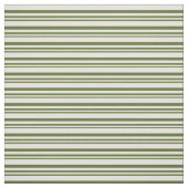 Donkere, groen en beige gelijnd patroon stof (Swatch)