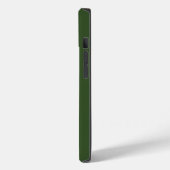 Donkere, groene, stevige kleur Case-Mate iPhone case (Achterkant / Links)