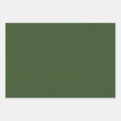 Donkere, groene, stevige kleur inpakpapier vel (Voorkant 2)