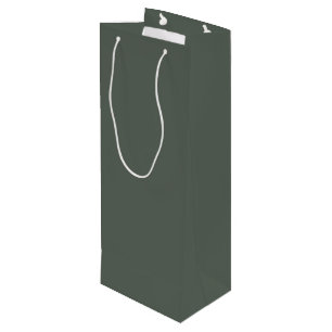 Donkere, groene, vaste kleur in het bos - Kleur - Wijn Cadeautas