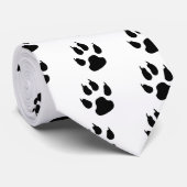 Donkere grote poot stropdas (Opgerold)