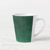 Donkere grunge - groen latte mok (Rechts)