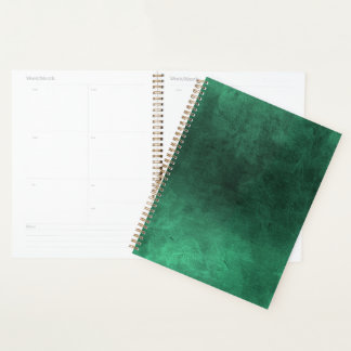 Donkere grunge - groen planner