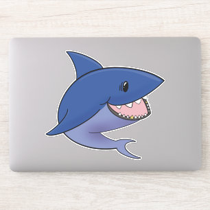Donkere haai sticker
