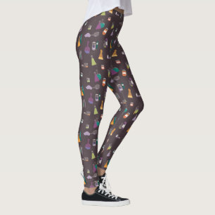 Donkere heksendrankjes Halloween Leggings