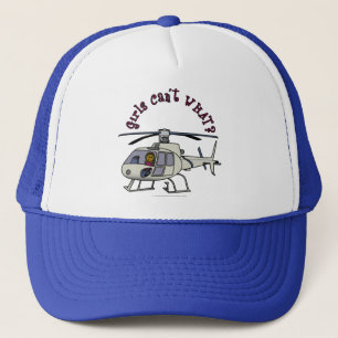 Donkere helikopterpiloot trucker pet