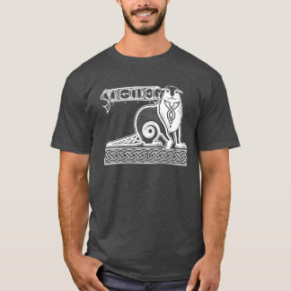 Donkere herenoverhemd t-shirt