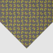 Donkere Holly bladeren en bessen Kerstmis Tissuepapier (Detail)