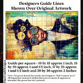 Donkere Huid Steampunk Vrouw Collage DK1LF Decoupa Tissuepapier