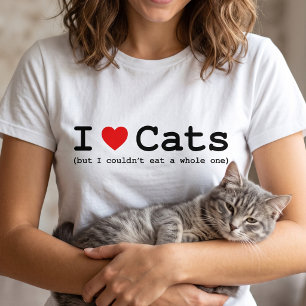 Donkere humor katteneigenaar grap t-shirt