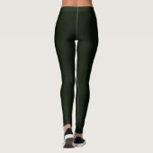 Donkere Hunter Green-Leggings Leggings (Achterkant)