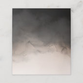 Donkere inkt bruiloft (Buitenkant ongevouwen)