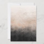 Donkere inkt bruiloft uitnodigingen (Achterkant)