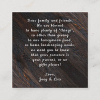 Donkere Kaarten voor aangepaste houtwaren in bulk