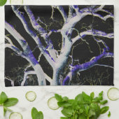 Donkere kant 5 ktcna theedoek (Gevouwen)