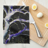 Donkere kant 5 ktcnm theedoek (Quarter Fold)