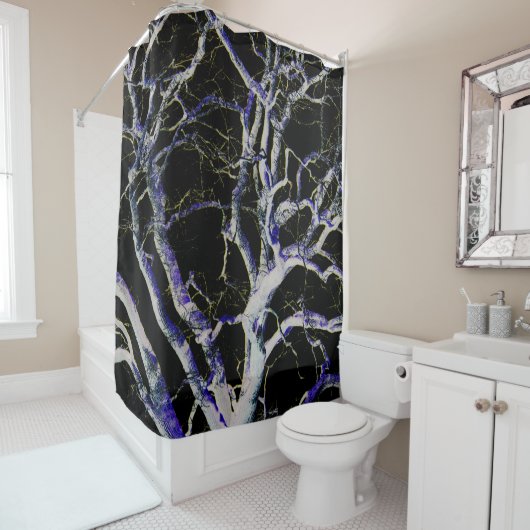 Donkere kant 5 sccna douchegordijn (In situ)