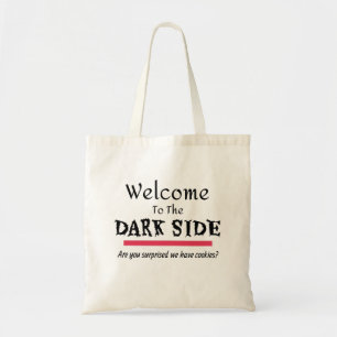 Donkere kant Funny Novelty Tote Bag