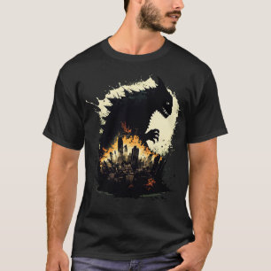Donkere kant van Catzilla III T-shirt