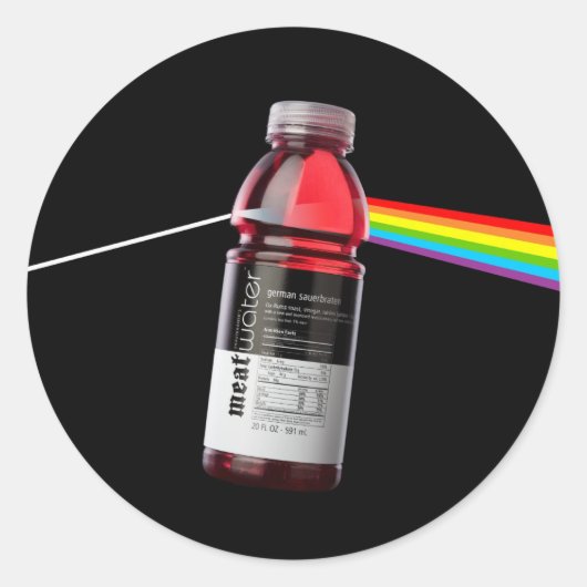 Donkere kant van MeatWater Sticker (Voorkant)