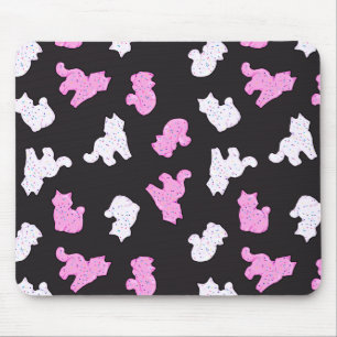Donkere Kat Cookies Mousepad Muismat