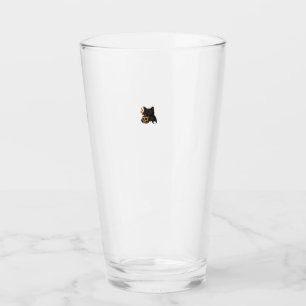 Donkere Kat Koffie Met Schedel Mok Oversized T-Shi Glas