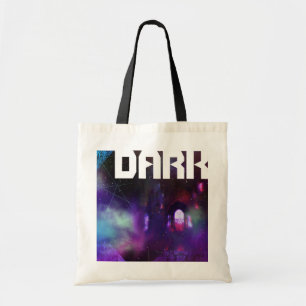 Donkere kerk en sterrenmysterie tote bag