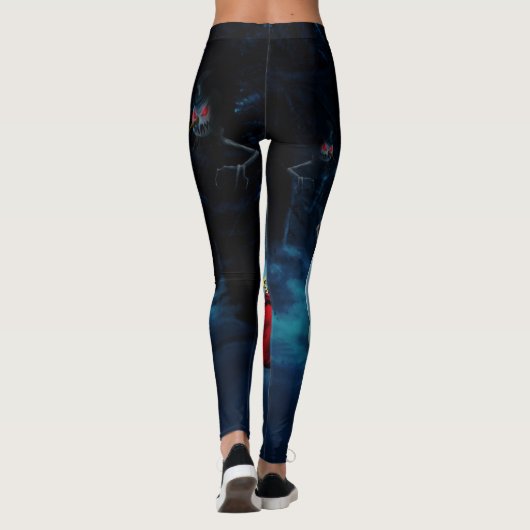 Donkere kerkerst leggings (Achterkant)