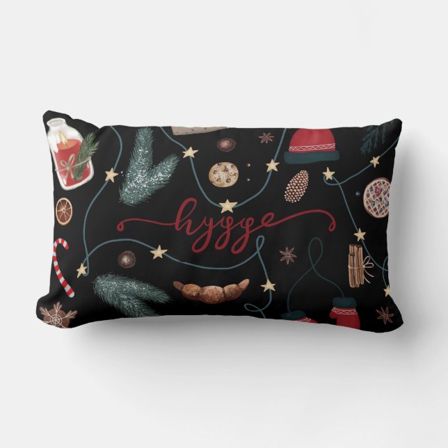 Donkere kerst met Hygge Kussen (Voorkant)