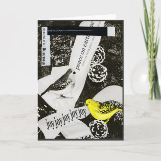 Donkere Kerstmis Feestdagen Kaart