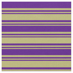 Donkere Khaki en indigokleurige stripes Stof