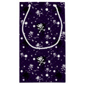 Donkere kleur Emo-patroon met verf Klein Cadeauzakje (Achterkant)