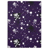 Donkere kleur Emo-patroon met verf Klembord (Achterkant)