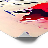 Donkere kleurenkunst poster (Hoek)