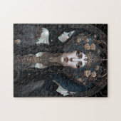 Donkere koningin Fantasy Art Legpuzzel (Horizontaal)