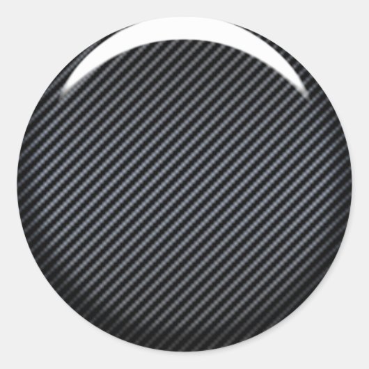 Donkere koolstof ventilator ronde sticker (Voorkant)