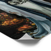 donkere kunst Santa Muerte Poster (Hoek)