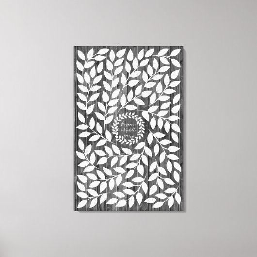Donkere Laurel - 150 Handtekening Canvas Guest Boo (Voorkant)