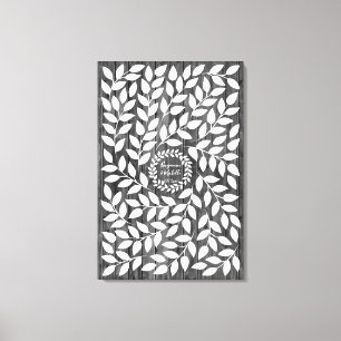 Donkere Laurel - 150 Handtekening Canvas Guest Boo Afdruk
