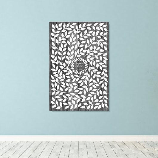 Donkere Laurel - 250 Handtekening Canvas Guest Boo (Insitu (Houten vloer))