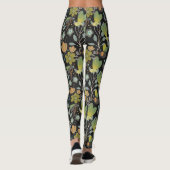 Donkere lentepatroon leggings (Achterkant)