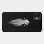 Donkere lippenstift en een bril Case-Mate iPhone case (Achterkant (horizontaal))