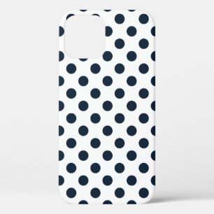 Donkere marinesblauwe haarstippen iPhone 12 hoesje