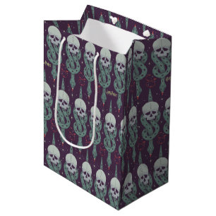 Donkere Markering Geometrisch Icon Patroon Medium Cadeauzakje